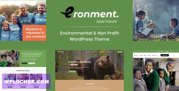Eronment v1.4 - Environmental WordPress theme