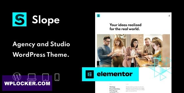 Slope v1.0.8 - Agency & Studio WordPress Theme
