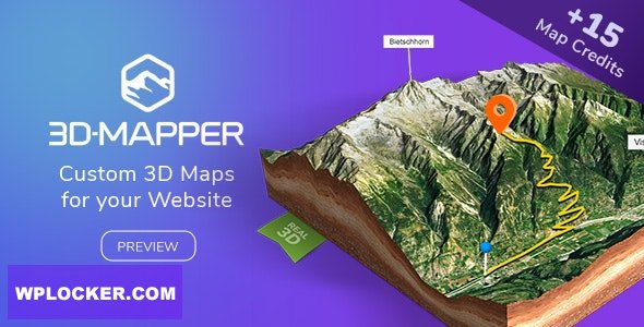 3D-Mapper v1.0 - 3D Map Wordpress Plugin
