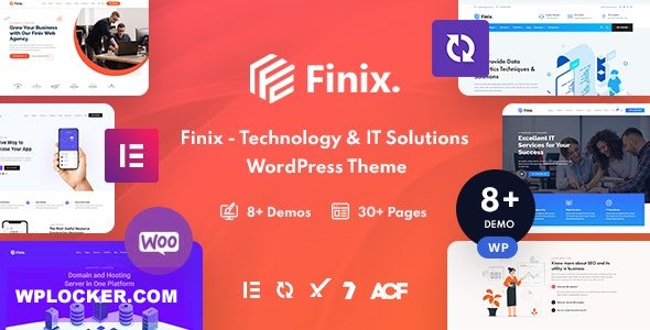 Finix v1.4 - Technology & IT Solutions WordPress Theme