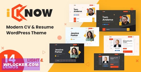 iKnow v8.0 - Personal Portfolio WordPress Theme