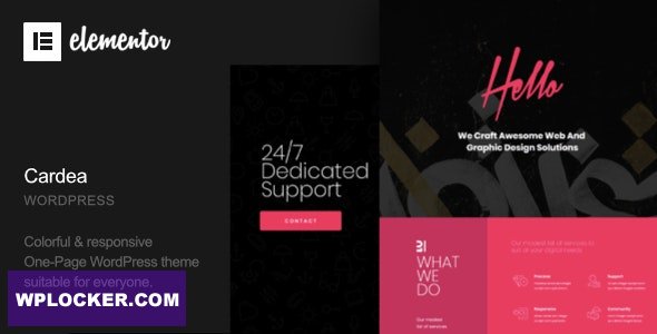 Cardea v2.2 - Portfolio One Page WordPress Theme