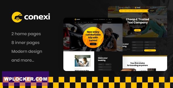 Conexi v2.0 - Taxi Booking Service WordPress Theme + RTL