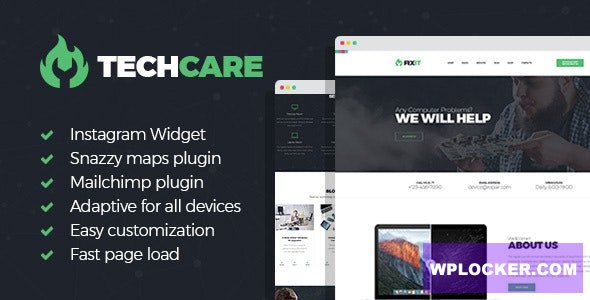 TechCare v1.1.0 - Electronics Repair WordPress Theme