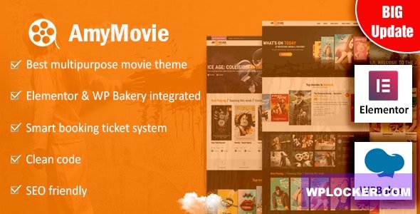 AmyMovie v4.0.0 - Movie and Cinema WordPress Theme