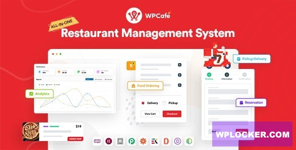 WP Cafe v2.2.5 - Restaurant Reservation, Food Menu & Food Ordering for WooCommerce