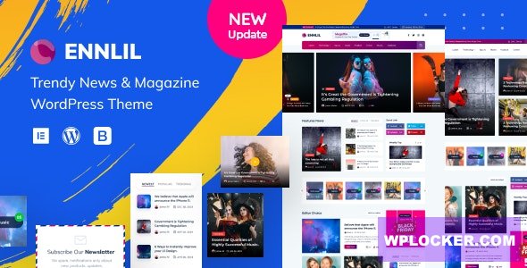 Ennlil v1.0.1 - Modern Magazine WordPress Theme