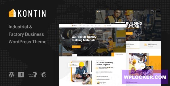 Kontin v1.0.1 - Industrial & Factory WordPress Theme