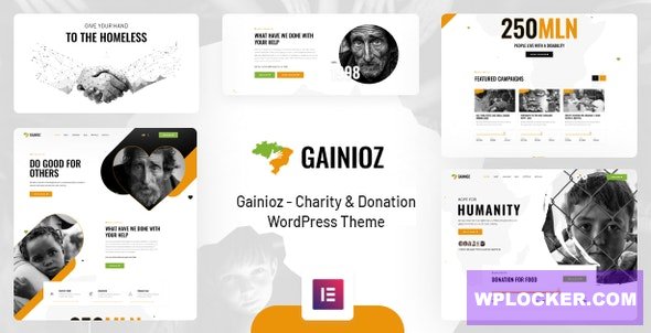 Gainioz v1.1.6 - Charity & Donation WordPress Theme