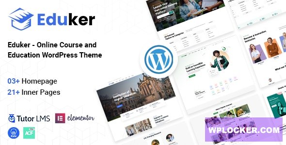 Eduker v1.0.0 – Education WordPress Theme