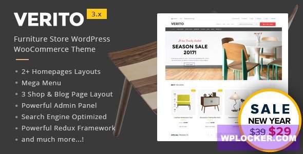 Verito v5.4 - Furniture Store WooCommerce WordPress Theme