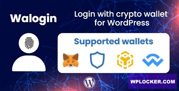 Walogin v2.0.4 - Login with crypto wallet for WordPress