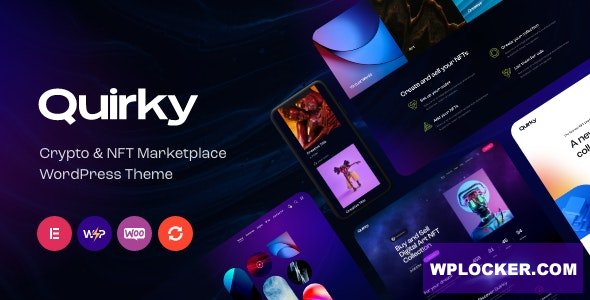 Quirky v1.0.0 - NFT, Token & Blockchain WCFM Marketplace WordPress Theme