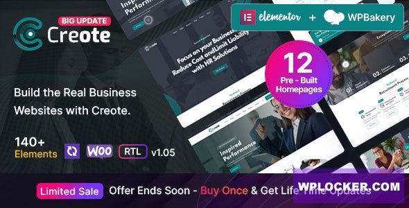 Creote v2.7 - Consulting Business WordPress Theme