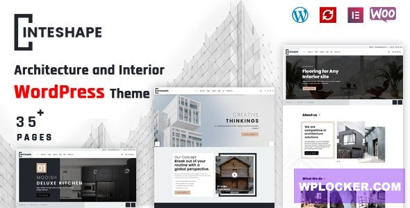 Inteshape v1.3 - Architecture and Interior WordPress Theme