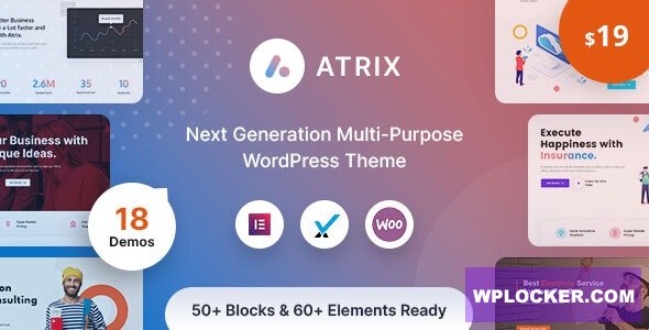 Atrix v1.0.0 - Creative Multipurpose WordPress Theme