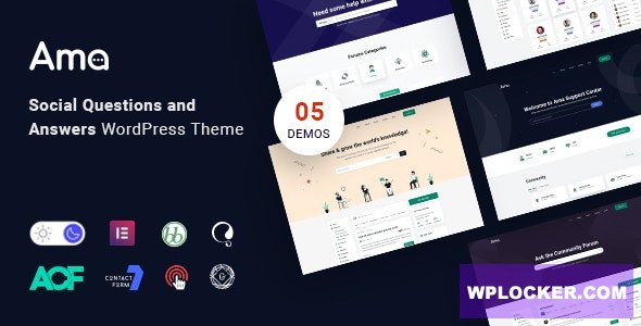 AMA v1.0.4 - WordPress bbPress Forum Theme with Social Questions and Answers
