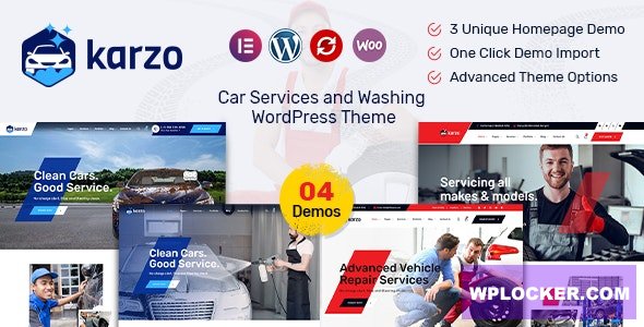 Karzo v1.7 - Car Service & Washing WordPress Theme