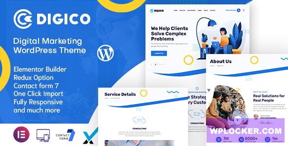 Digico v1.0 - Multipurpose Consulting WordPress Theme