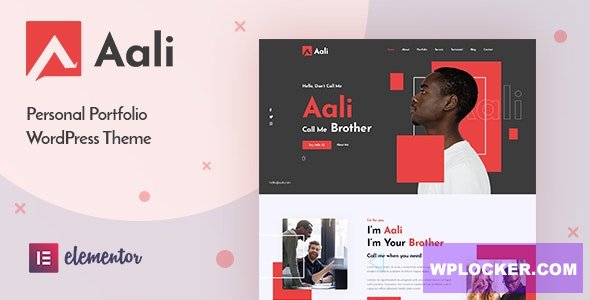 Aali v1.0 - Personal Portfolio WordPress Theme