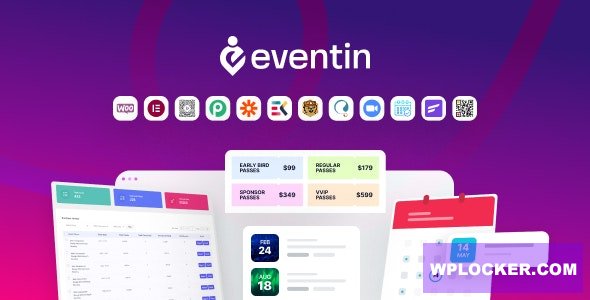 WP Eventin v3.2.1 - Events Manager & Tickets Selling Plugin for WooCommerce