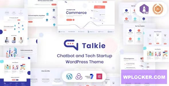 Talkie v1.1.5 - Chatbot and Tech Startup WordPress Theme