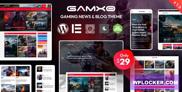 Gamxo v1.6 - WordPress Gaming News & Blog Theme