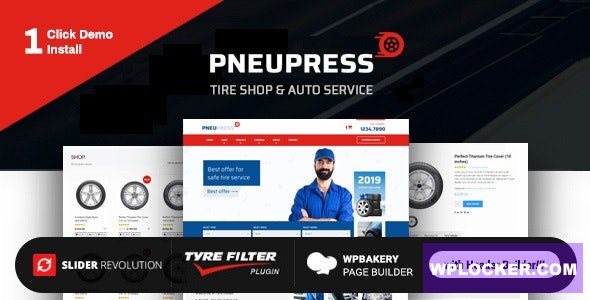 PneuPress v2.6.0 - Tire Shop and Car Repair WordPress Theme
