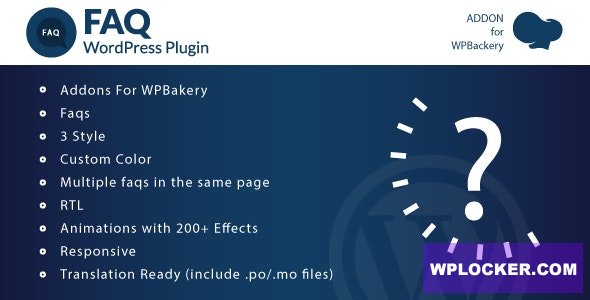Faq v1.0 - Addons for WPBakery Page Builder WordPress Plugin
