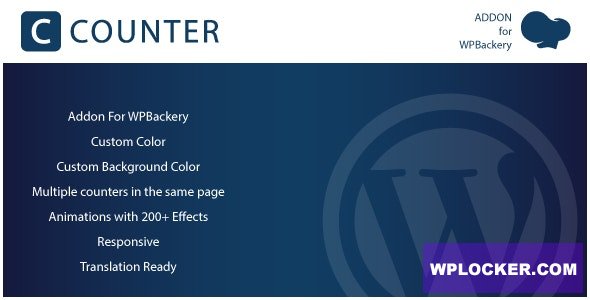 Counter v1.0 - Addons for WPBakery Page Builder WordPres Plugin