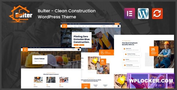 Bulter v1.0.4 - Clean Construction WordPress Theme