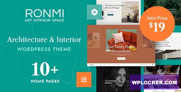 Ronmi v1.2.1 - Architecture and Interior Design WordPress Theme