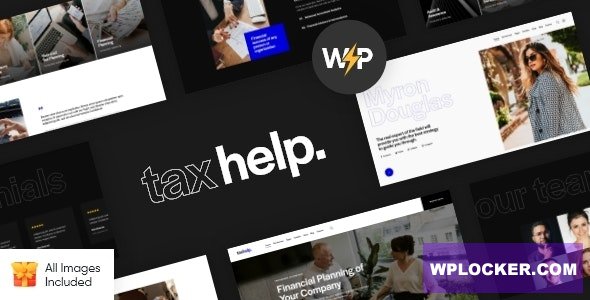 Tax Help - Finance & Business Accounting Adviser WordPress Theme