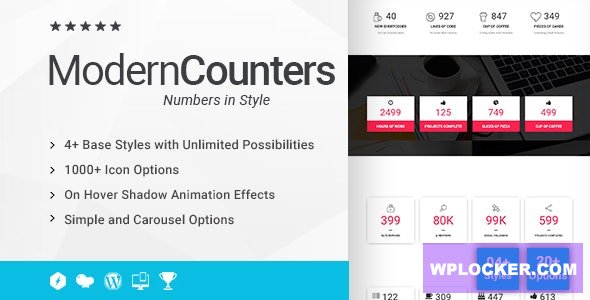 Modern Counters Addon for WPBakery Page Builder v1.1.0