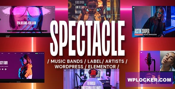 Spectacle v1.0.5 - Music WordPress Theme