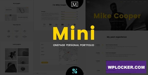 Mini v1.6.9 - Onepage Personal Portfolio Theme