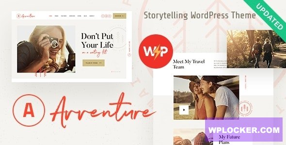 Avventure v1.1.5 - Personal Travel & Lifestyle Blog WordPress Theme
