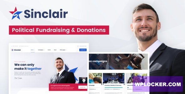 Sinclair v1.0.9 - Political Fundraising & Donations WordPress Theme