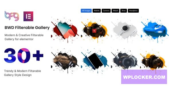 BWD Filterable Gallery addon for elementor v1.0