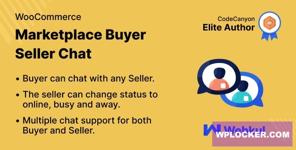 WooCommerce Marketplace Buyer Seller Chat Plugin v2.4.0