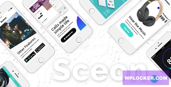 Sceon v1.5 - App Landing Page & Startup Theme