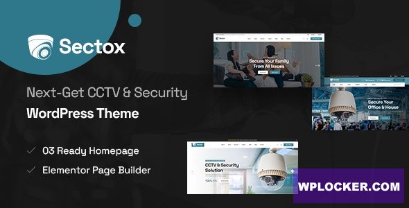 Sectox v1.0.7 - CCTV & Security WordPress Theme