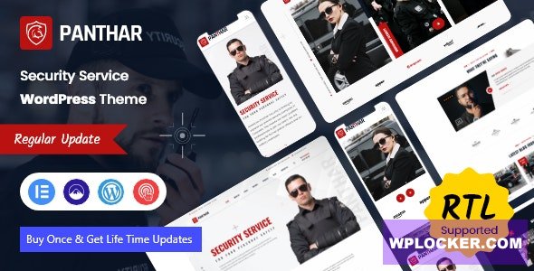 Panthar v1.0.2 - Private Security & CCTV Service WordPress Theme + RTL