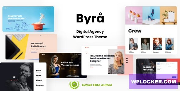 Byra v1.1.1 - Simple Portfolio WordPress Theme