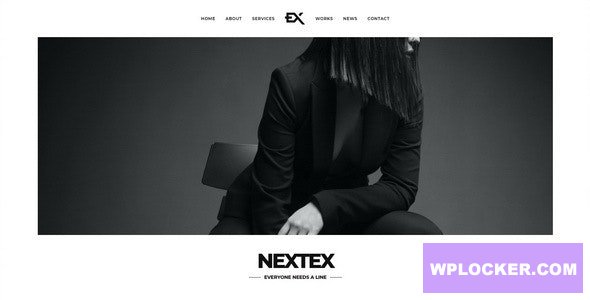 Nextex v1.0 - One Page Photography WordPress Theme