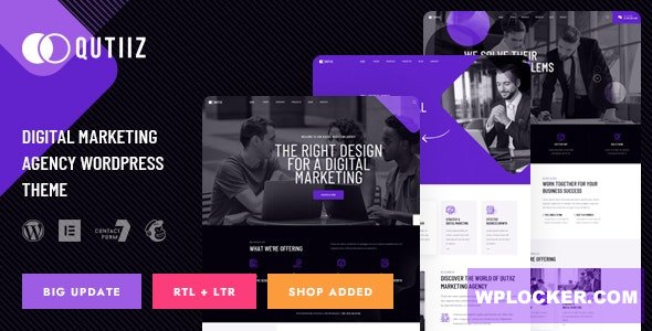 Qutiiz v1.2 - Digital Marketing Agency WordPress Theme