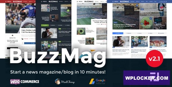 BuzzMag v2.1 - Viral News WordPress Magazine/Blog Theme