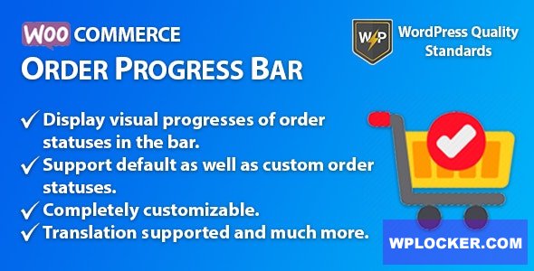 WooCommerce Order Progress Bar v1.0.2 - Order Tracking