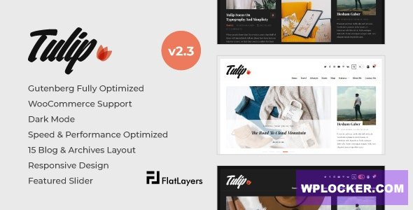 Tulip v2.3 - Responsive WordPress Blog Theme