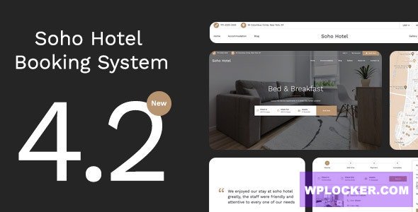 Soho Hotel v4.2.2 - Responsive Hotel Booking WP Theme
